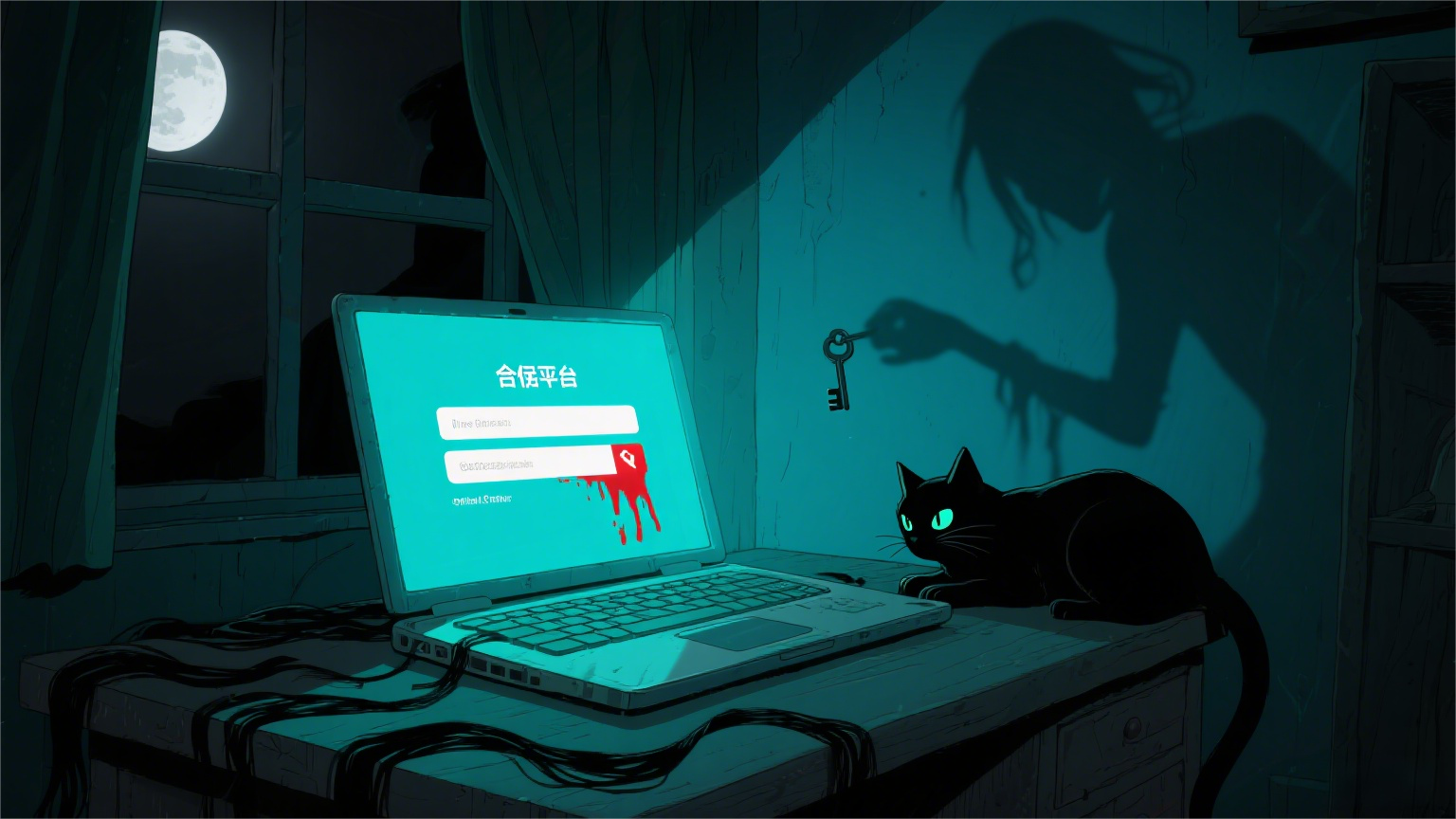 封面图:一把钥匙和一个锁孔的特写